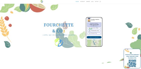 Fourchette et CO2